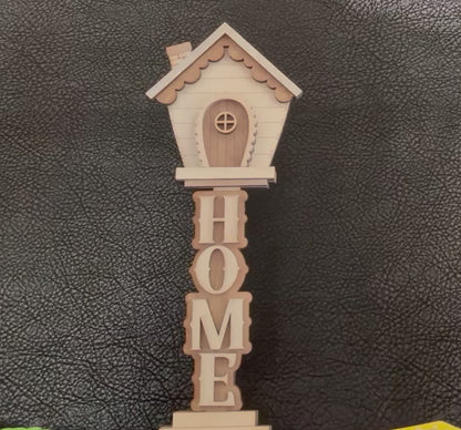 Small Bird House Interchangable