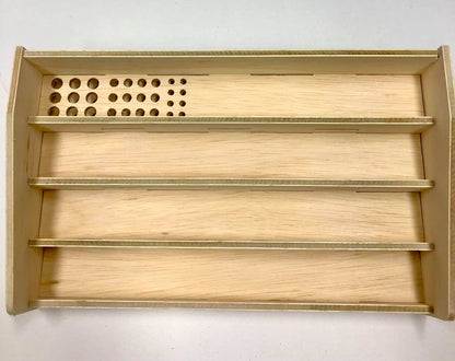 Unfinished Craft Paint Rack