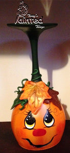 Pumpkin Face Candle Holder